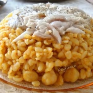 Nohutlu tavuklu bulgur pilavı